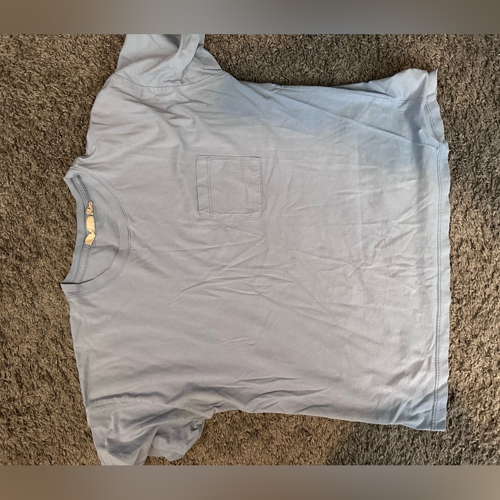 Blue baby tee